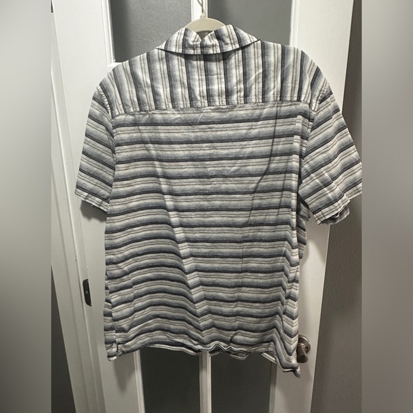 Goodfellow and Co Blue Striped Button Down - Picture 4 of 4